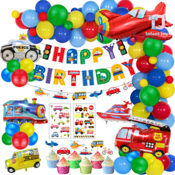 822233-bebeshki-detski-komplekt-baloni-happy-birthday-ultimate-transportation