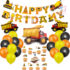 21-piece balloon set (foil and latex) + paper accessories + pendant Happy Birthday Engineer