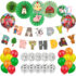 34-piece mega balloons, paper fans and hangings set Ultimate Farm Adventure