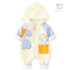 Jumpsuit with hood and added elements Little Dino