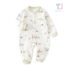 Romper with safari pattern and snap fastening Dreamy Saffari Green