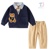 2-piece vest with attached shirt and trousers set Academy Teddy