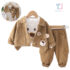 3-piece denim set with added 3d elements Bear Buddy