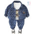 3-piece denim jacket, cotton top and trousers set Denim Disrupt