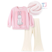 2-piece padded sweatshirt and ribbed charleston-style leggings set Focus Bunny