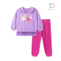 2-piece tunic/sweatshirt with added tulle and ribbed leggings Forest Fairy