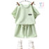 2-piece waffle effect set Green Sprinter