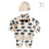 3-piece high-collar set with knit hat Little Cloud