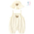 2-piece muslin set with hat Baby Bear Vanilla