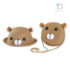 2-piece hat and bag set Bear Boy Caramel