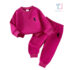 2-piece sports set with modern embroidery Polo Cyclama