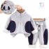 2-piece padded sports sweatshirt with half zip and trousers set S Line