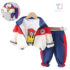 3-piece bomber jacket set with high collar Sporty Kekemao Blue