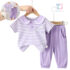 2-piece lacoste and ribbed set with sailor collar Stella Style