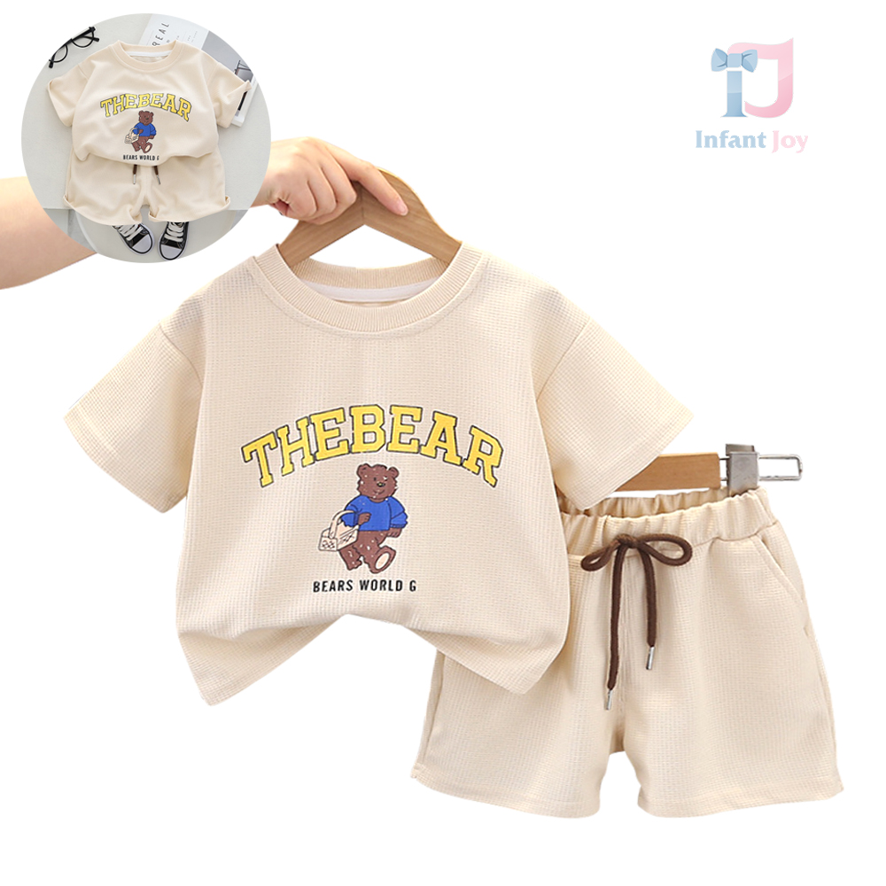 2-piece set with waffle effect The Bear