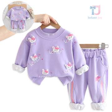 bebeshki-detski-komplekt-vatiran-lovely-bunny-lilac