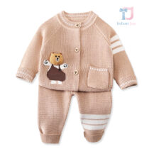 2-piece knitted vest and trousers set Warm Bud