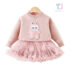 2-piece premium sweater with plush appliqué and rich tutu skirt set Fancy Bubu