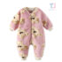 Plush jumpsuit with zip fastening Pink Teddy