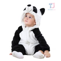 Fluffy jumpsuit Panda