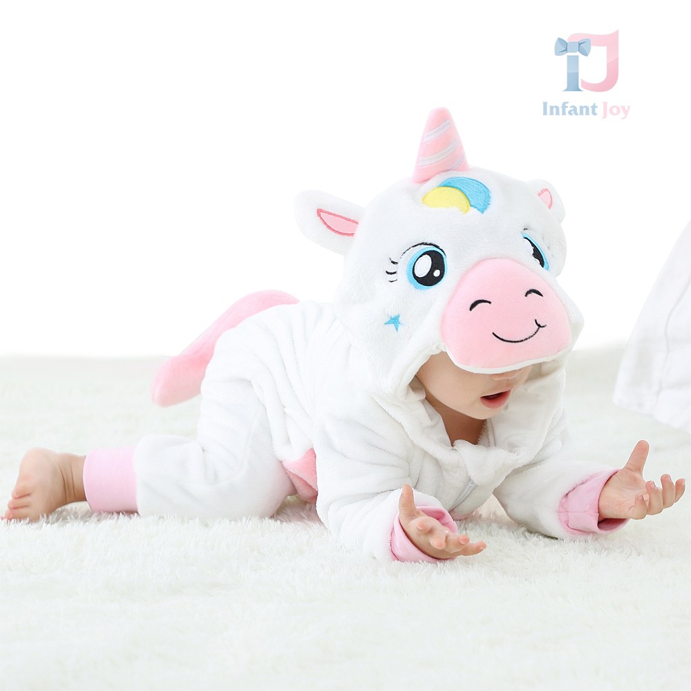 Fluffy jumpsuit Snow Unicorn