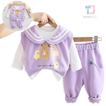 bebesghki-detski-komplek-Bear-and-Duckling-Lilac