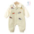 2-piece blouse with classic collar and embroidered overalls Treasure Pup
