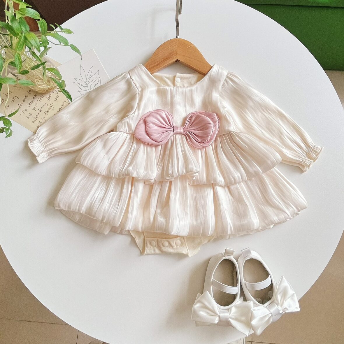 bebeshka-detska-roklq-Mini Ribbon Vanilla (2)