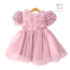 Premium dress with multiple 3d flowers and rich tulle Rose Elegance