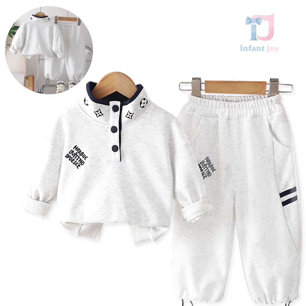 2-piece sweatshirt with high collar and trousers set Sporty Boy