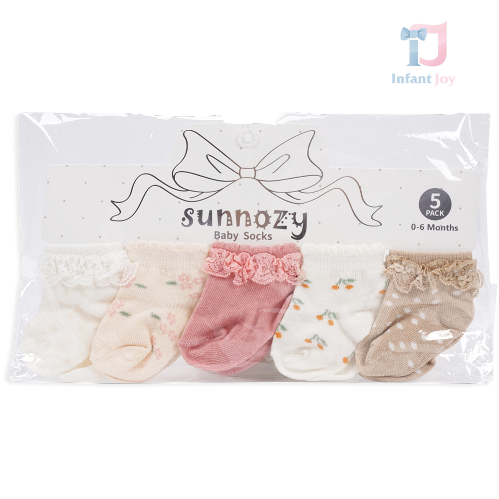 5-piece baby sock set Mini Lace