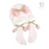 2-piece turban and ribbed socks set with 3d tulips Pure Tulip