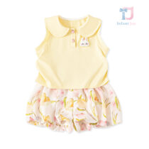 2-piece top and shorts set with 3d element Lemon Tulip