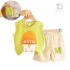 2-piece printed top and shorts set M Style