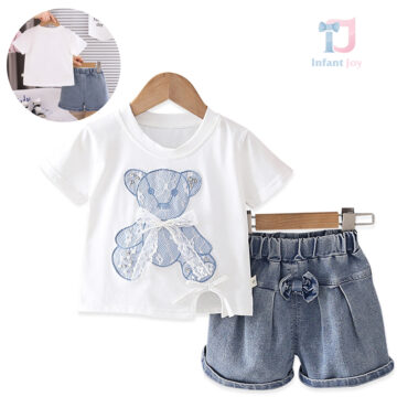 bebeshki-detski-koplekt-Lace Teddy Bear