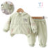 2-piece windbreaker sweatshirt with hood, print and trousers set Yes