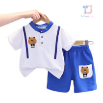 2-piece t-shirt with print and shorts set Elegant Teddy Bear
